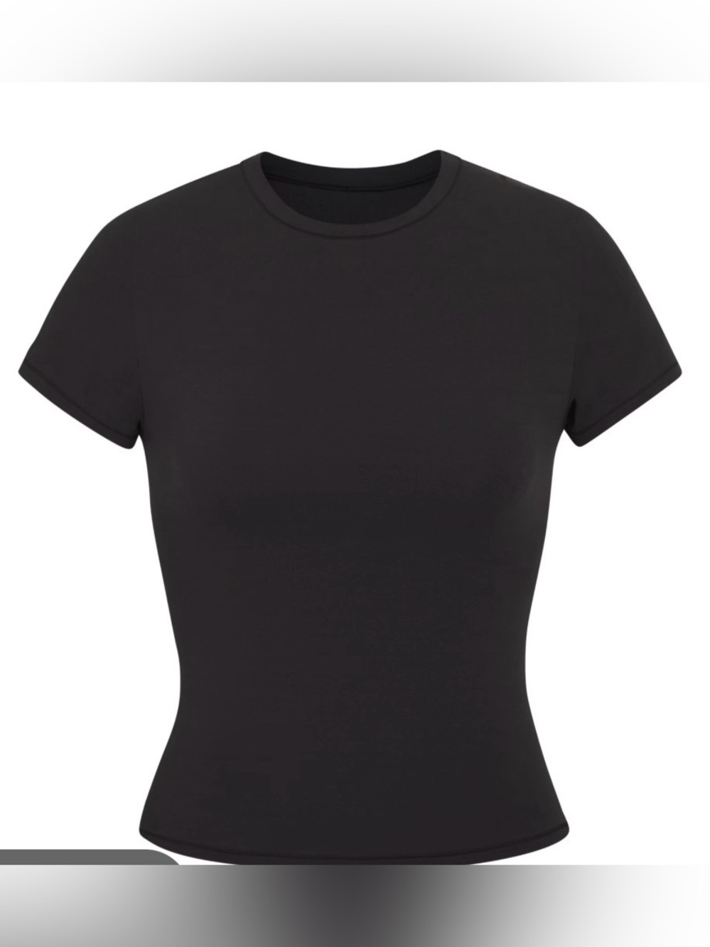 NWT SKIMS Fits Everybody Onyx Short Sleeve Tee size medium